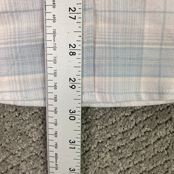 Poncho Flannel Shirt Men's Large Magnetic Pockets Plaid Fishing Outdoors - Picture 10 of 13